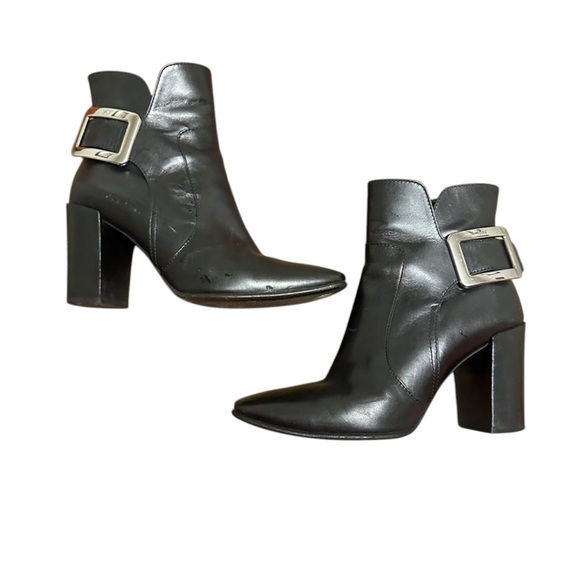Authentic Roger  Vivier Ankle Boots w/ Buckles - EU 35.5 US 5.5-6 - Picture 1 of 9